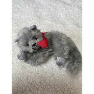 TY Beanie Baby "Beani" Gray Cat No Hang Tag